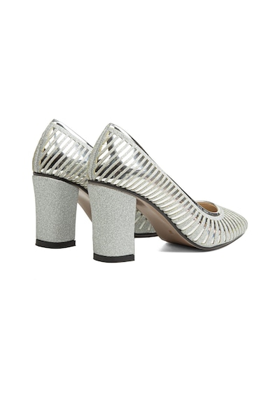 Pierre Cardin PC-52037-3478 Gumus - Kadın Topuklu Ayakkabı 35783