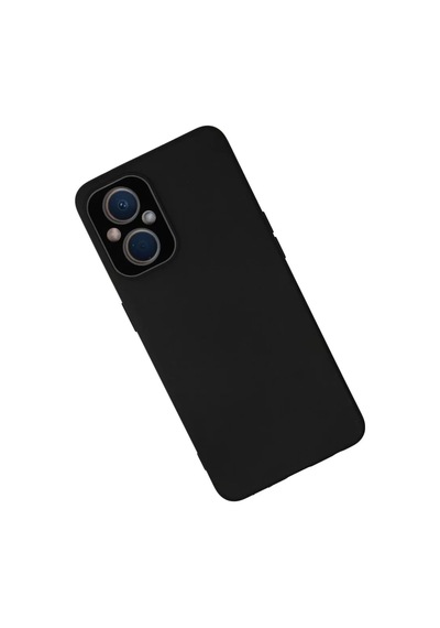 Reno 7 Lite Kılıf Lansman Glass Kapak - Siyah