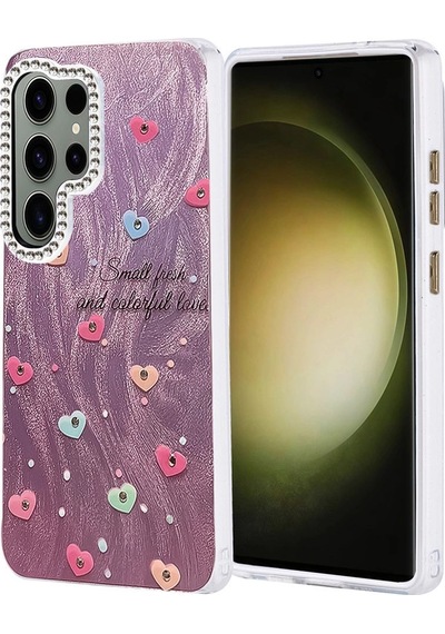 Samsung Samsung Uyumlu Galaxy S25 Ultra Kılıf Blade Aynalı Desenli Kapak - Desen 8