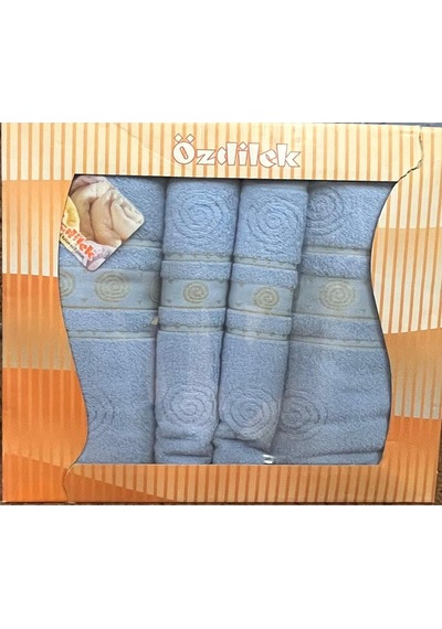 Özdilek Nihavent Best Set Hamam Takımı Mavi Çok Renkli