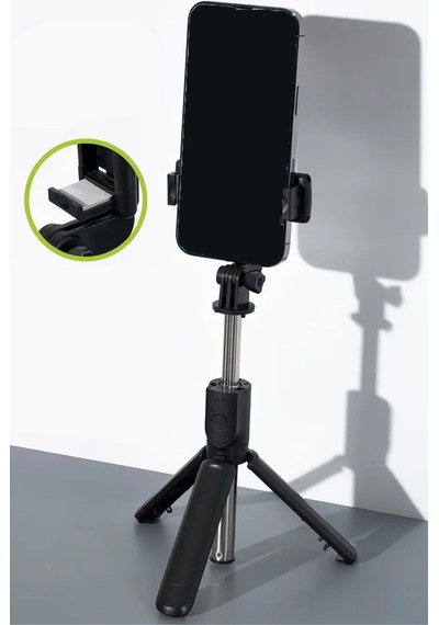 Bluetooth Uzaktan Kumandalı 15 Cm Işıklı Tripod Selfie Çubuğu Ayaklı Yeni Nesil Tripot Selfie Çubuğu