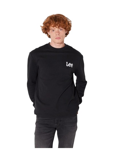 Erkek Bısıklet Yaka Sweatshırt Lee.l232518001 Sİyah
