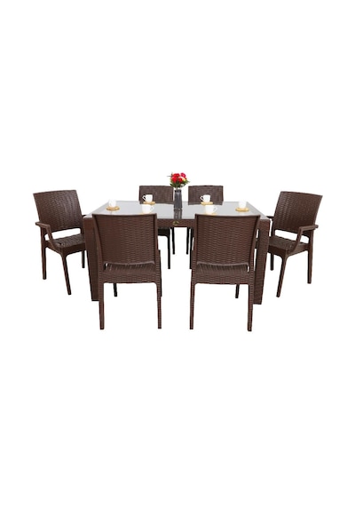 Depootoptan Mandella Elit Rattan 90 x 150 CM 2 Elit Koltuk 4 Elit Sandalye Camlı M (397462694) Depootoptan Mandella Elit Rattan 90 x 150 CM 2 Elit Koltuk 4 Elit Sandalye Camlı M (397462694)