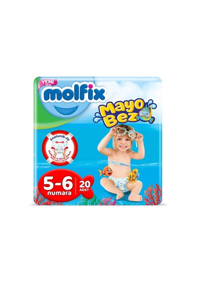 Molfix Mayo Bebek Bezi 5-6 Numara 20 Adet