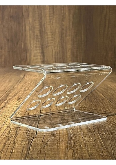 Şeffaf 8'li Kan Alma Tüp Standı Tüp Sporu 16 100mm Için Uyumlu Z Form