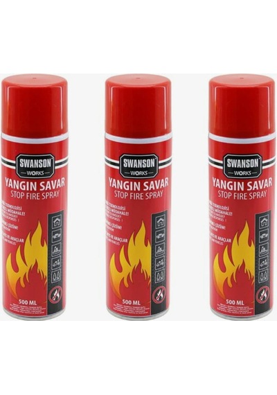 Yangın 1 Ad Yangın Söndürücü Spreyi 500 Mg Araç Ve Evlerde De Kullanılmaktadır Bu