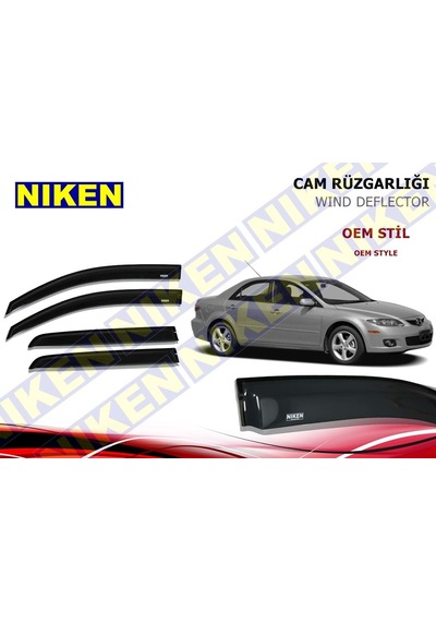 Mazda 6 Cam Rüzgarlığı Oem 2008 - 2012 Niken