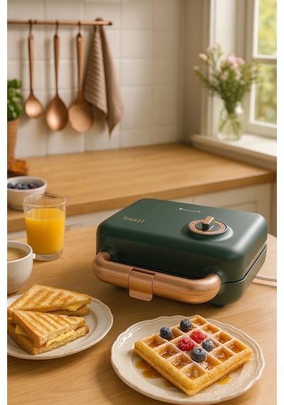 Fressi FR-TM51 700 W Tost Ve Waffle Makinesi