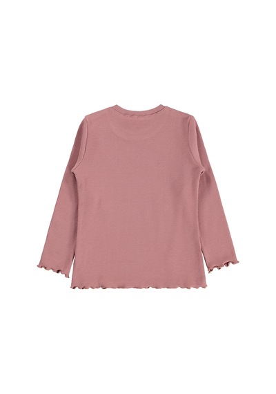 Civil Girls Çiçek Baskılı 6-9 Yaş Sweatshirt - Lila Soft Gül Kurusu