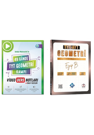 Eyüp B Tyt-ayt Video Ders Kitabı 49 Günde Tyt Geometri Kampı Seti