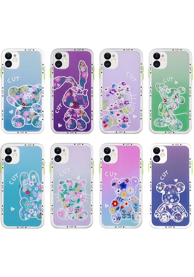 Apple Uyumlu iPhone 11 Uyumlu Kamera Korumalı Desenli Sert Zore Hess Kılıf-no7 NO7 -