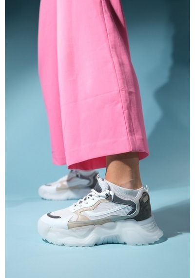 Luvishoes Opole Beyaz Multi Kadın Spor Ayakkabı Beyaz