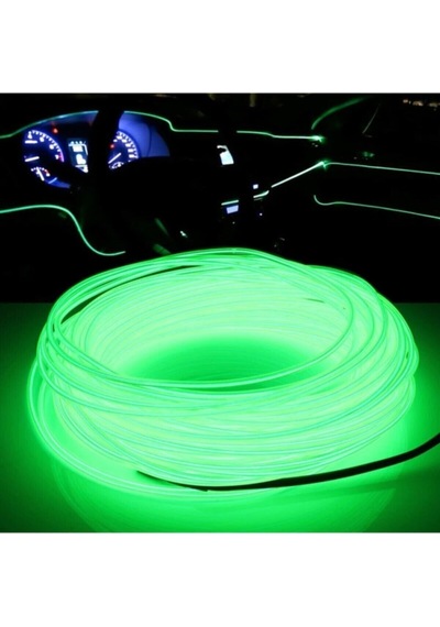 Araç Içi Torpido Ledi Şerit Led Ip Led Neon Yeşil 3 Metre