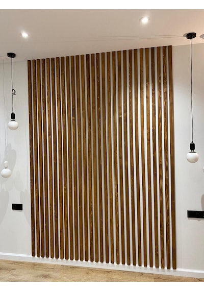 Elit Store Dekorasyon Ahşap Şerit Duvar Panelleri Duvar Çıtası Is