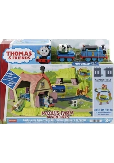 Thomas Ve Arkadaşları Özel Çiftlik Oyun Seti Pilli Thomas Tren Motorlu Thomas Tren Oyun Seti