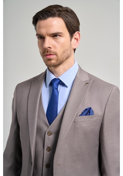 İmza Koyu Vizon Kendinden Desenli 2 Düğme Classic Esnek Slim Fit Takım Elbise 1001250157 Koyu Vizon İmza Koyu Vizon Kendinden Desenli 2 Düğme Classic Esnek Slim Fit Takım Elbise 1001250157 Koyu Vizon