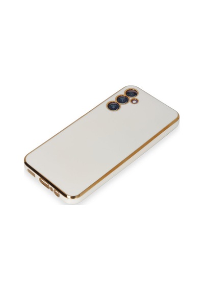 Samsung Galaxy Uyumlu, M14 5g Kılıf Volet Silikon - Beyaz