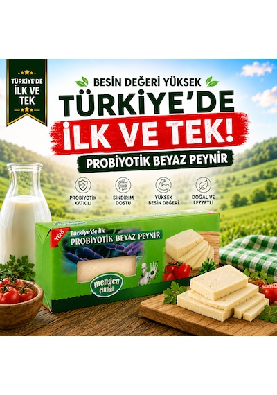 Birinci Süt Probiyotik Beyaz Peynir 300 Gr 2 Li Ekonomik Paket Türkiye De İlk Ve Tek