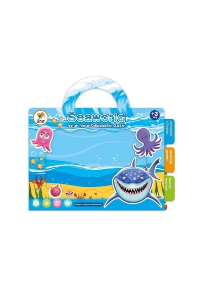 Lino Tekrar Tekrar Kullanılabilen Sticker Seaworld Ls-300