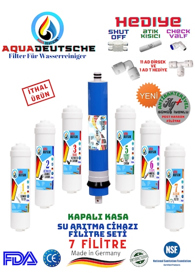 Elegance Pompalı Beyaz 12 Litre 7 Filitre 14 Aşama Su Arıtma Ciha