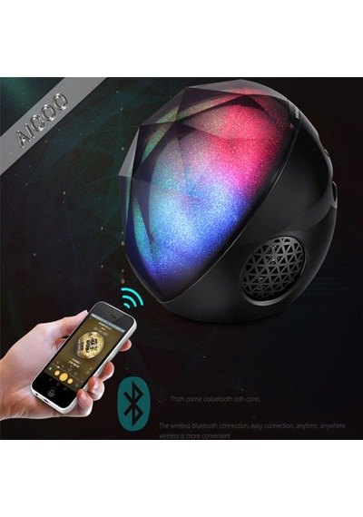 Renkli Bluetooth Hoparlör Ses Bombası Elmas Kablosuz Hoparlör