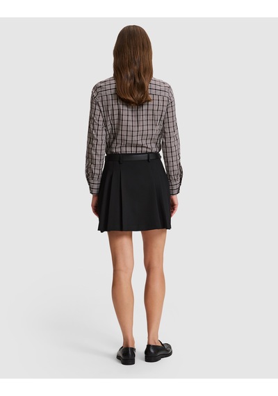 Pierre Cardin Siyah A Kesim Dokuma Etek 50331541 Vr046