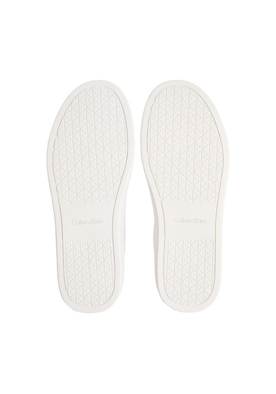 Erkek Classic Cup Laceup Lth Bt Woven Ayakkabı Ym0ym0144705o Beyaz