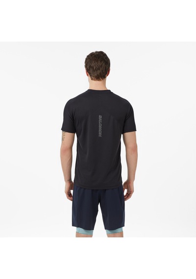 Salomon Sense Aero Erkek Siyah T-shirt Lc2187200 Çok Renkli