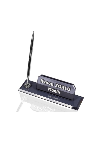 Elf Kristal Masaüstü İsimlik Büro Ofis Masa İsimliği