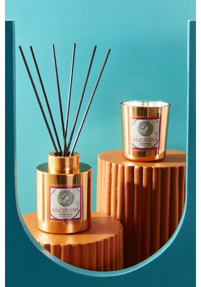 Karaca Home Pop Art Koleksiyonu Ancienne Golden Touch Çubuklu Ortam Kokusu Şeftali 200 ML