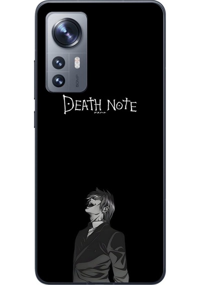 Xiaomi Mi 12 Uyumlu Şeffaf Kılıf Death Note 1 Tasarımlı