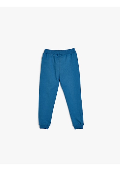 Koton Jogger Eşofman Altı Beli Bağlamalı Traktör Baskılı Pamuklu Şardonlu Saks 5wmb40063tk Saks Mavi Koton Jogger Eşofman Altı Beli Bağlamalı Traktör Baskılı Pamuklu Şardonlu Saks 5wmb40063tk Saks Mavi