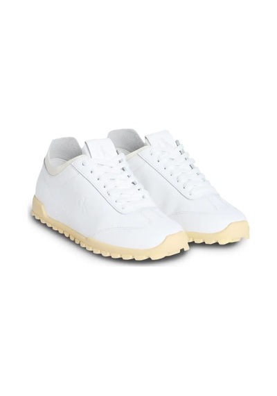 Calvin Klein Low Profıle Runner Deri Beyaz Spor Ayakkabı