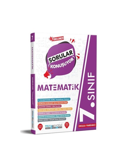 7. Sınıf Matematik Sorular Konuşuyor -  Pruva Akademi