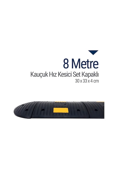 Kauçuk Hız Kesici Set Kapaklı. Yol Kasisi 8 M - Eko N11.205