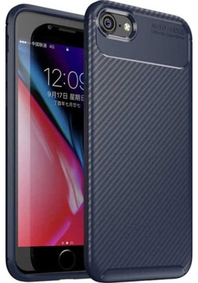 Apple Uyumlu iPhone Se 2022 Kılıf Zore Negro Silikon Kapak Lacivert