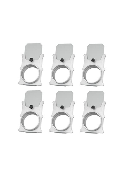 Tr 70135-p6v 10 Cm Alüminyum Patlama Kapısı, Toz Toplayıcı/vakum Bağlantıları İçin, 6 Pk