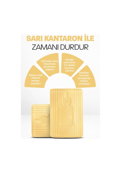 Uraw Leke Karşıtı ve Ton Eşitleyici Sarı Kantaron Sabunu 100 G