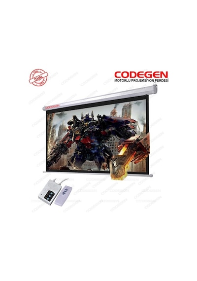 Codegen Ex 24 240x200 Motorlu Projeksiyon Perdesi