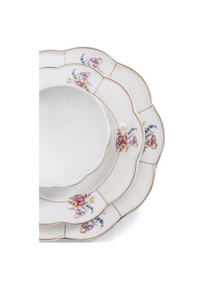 Maxx Doria Garden Collection Bruxa 12 Kişilik 58 Parça Yemek Takımı Pa2125 Beyaz