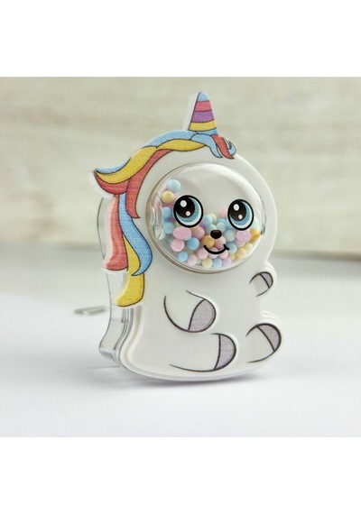 Sevimli Unicorn Tasarımlı Pastel Renkli Kalemtıraş Mikro Okul Çantaları Kırtasiye Malzemesi