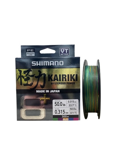 Shimano Kairiki 8+ 300 Mt 0.315mm İp Misina Multi Color