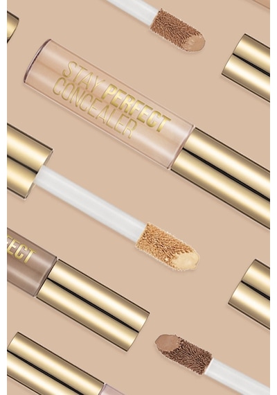 Flormar Doğal Bitişli Kapatıcı (SICAK ALT TON) - Stay Perfect Concealer - 010 Toffee - 8682536037303