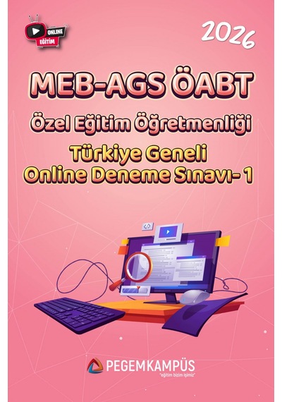 2026 Meb-ags Öabt Özel Eğitim Öğretmenliği Türkiye Geneli Online Deneme Sınavı-1