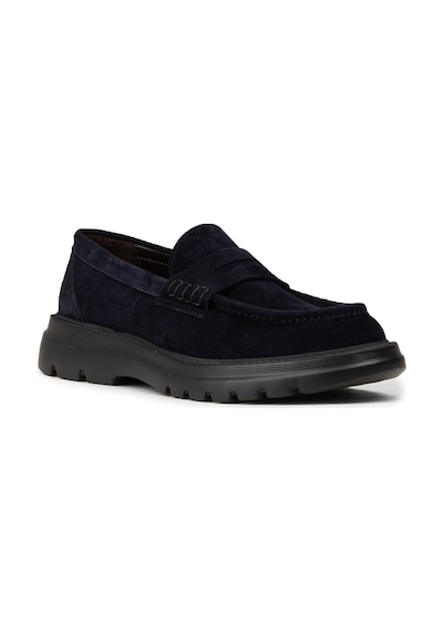 Deery Erkek Hakiki Süet Lacivert Loafer Ayakkabı - 02006mlcve01 Lacivert
