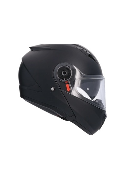 Shiro Flip Up SH-508SV Triton Monoclour Solidmat Güneş Gözlüklü Motosiklet Kaskı Mat Siyah