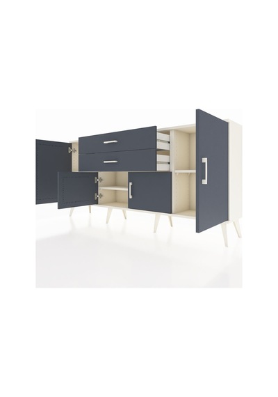 Arges Konsol 3 Raflı 2 Çekmeceli 4 Kapaklı 176x30x83 Aytaşı-antrasit/antrasit Antrasit/antrasit Arges Konsol 3 Raflı 2 Çekmeceli 4 Kapaklı 176x30x83 Aytaşı-antrasit/antrasit Antrasit/antrasit