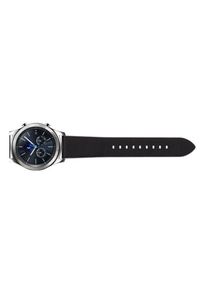 Samsung Uyumlu Gear S3 Classic Tek Kanat Kordon Deri Kayış Small (S)