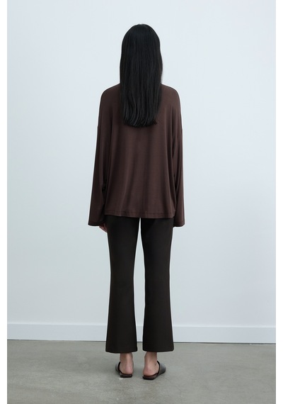 Suud Collection Kahverengi Olivia Bluz