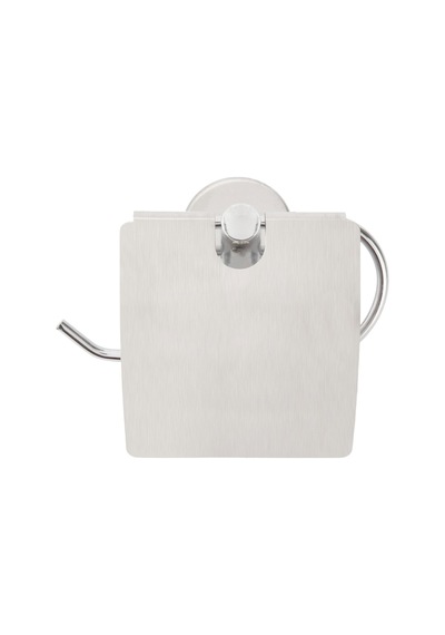 Akınn Lüx Geniş Kapaklı Kağıtlık - Krom - 13x5x12,3 Cm Renkli